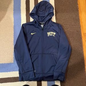 YOUTH Nike Dri Fit Pitt Panthers Zip Up Hoodie